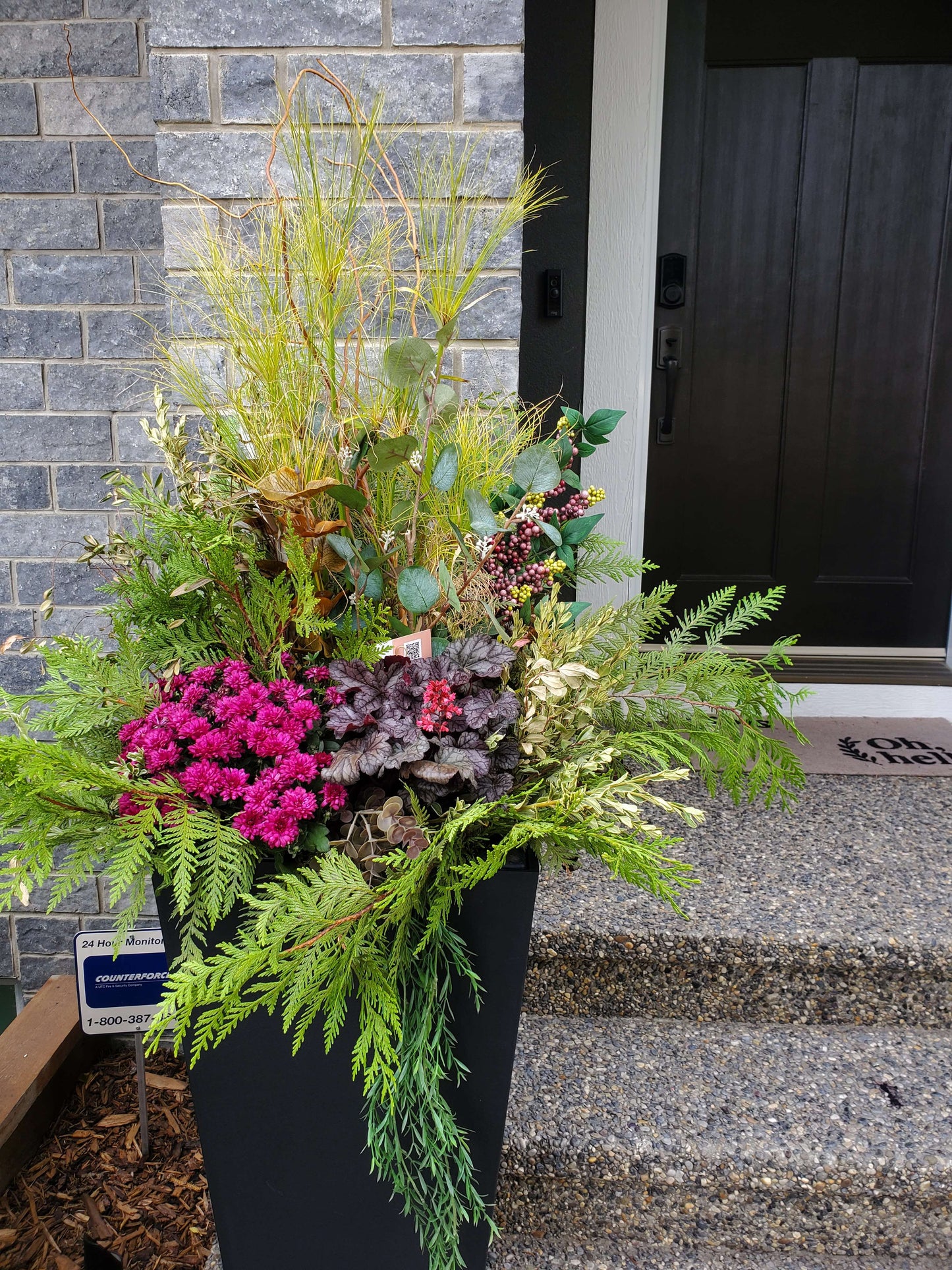 Seasonal Planter Pinks, Purples and Complementary Tones